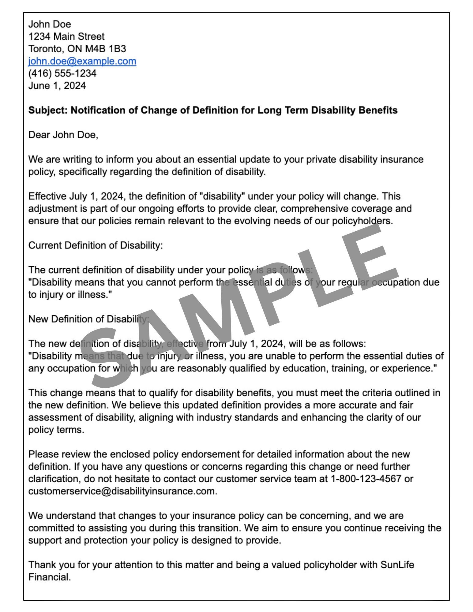 Sample-letter